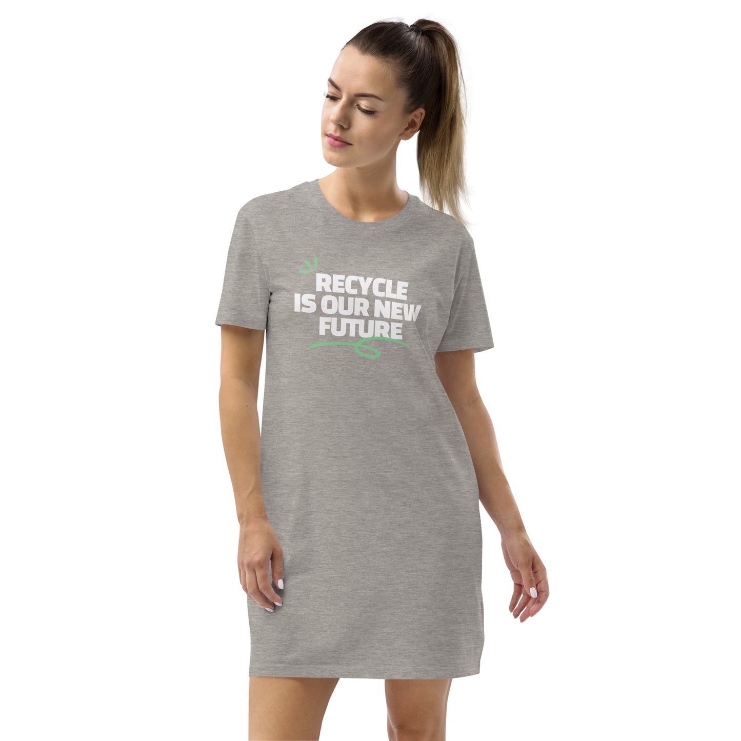 Recycle is our new future life t-shirt dress